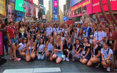 Incontro di exchange student a New York prima di iniziare l'anno all'estero