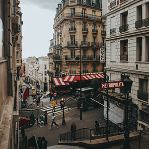 Gita alle città durante l'anno all'estero in Francia